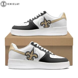 NFL New Orleans Saints Team Logo Pattern Air Force 1 Shoes