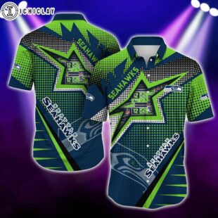 Seattle Seahawks NFL Star Summer Hawaiian Shirt