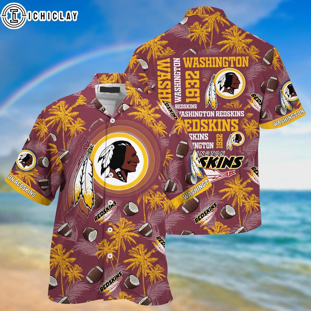 Washington Redskins NFL Summer Hawaiian Shirt Washington Redskins NFL Summer Hawaiian Shirt