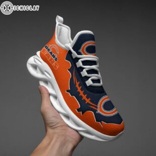 Chicago Bears Team NFL Max Soul Shoes For Fans