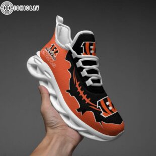 Cincinnati Bengals Team NFL Max Soul Shoes For Fans