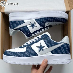 Dallas Cowboys NFL Team Football Air Force 1 Shoes