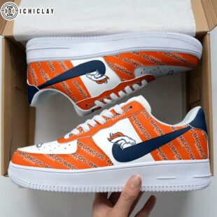 Denver Broncos NFL Team Football Air Force 1 Shoes