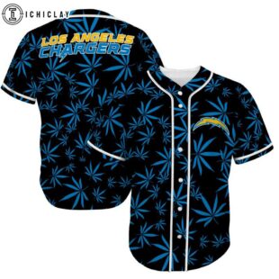 Los Angeles Chargers Pattern Baseball Jersey