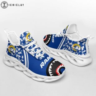 Los Angeles Rams Camo Bape NFL Max Soul Shoes