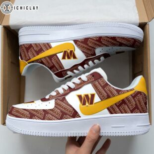 Washington Commanders NFL Team Football Air Force 1 Shoes
