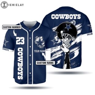 Custom Name And Number Dallas Cowboys Sport Baseball Jersey