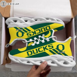 Custom Name NCAA Oregon Ducks Max Soul Shoes