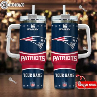 Custom Name NFL New England Patriots Sport Tumbler 40Oz