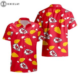 NFL Kansas City Chiefs Team Logo Hawaiian Shirt