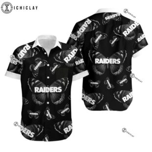 NFL Las Vegas Raiders Butterflies Hawaiian Shirt