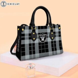 NFL Las Vegas Raiders Caro Leather Handbag