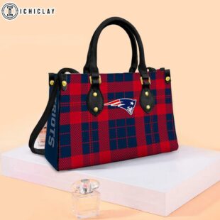 NFL New England Patriots Caro Leather Handbag
