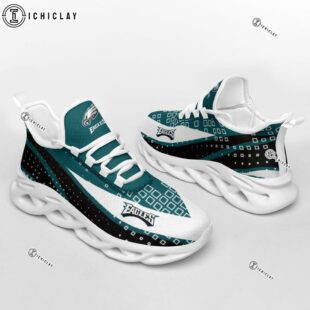 NFL Philadelphia Eagles Wavy Pattern Max Soul Shoes