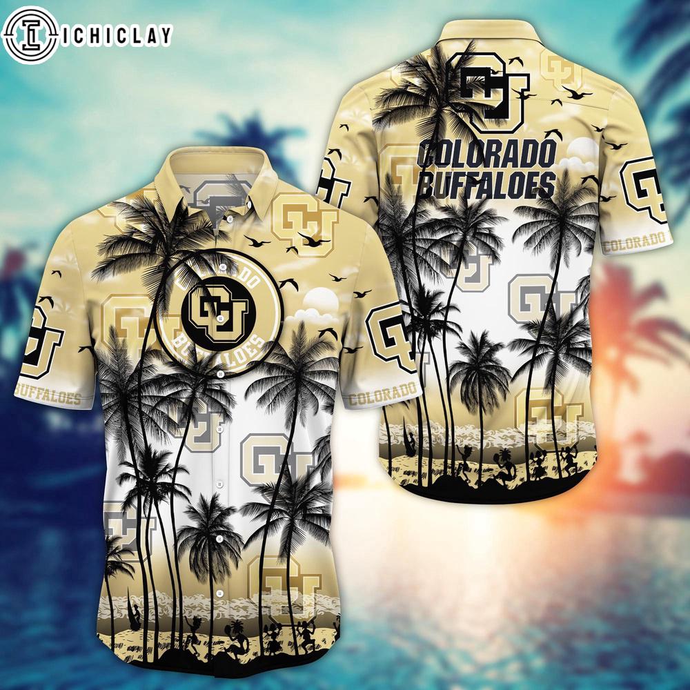 Colorado Buffaloes Sport Team Tree Pattern Hawaiian Shirt Colorado Buffaloes Sport Team Tree Pattern Hawaiian Shirt