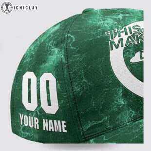 Custom Name And Number New York Jets Makes Me Drink Classic Baseball Cap