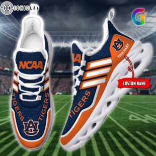 Custom Name Auburn Tigers Max Soul Shoes Gift For Fans