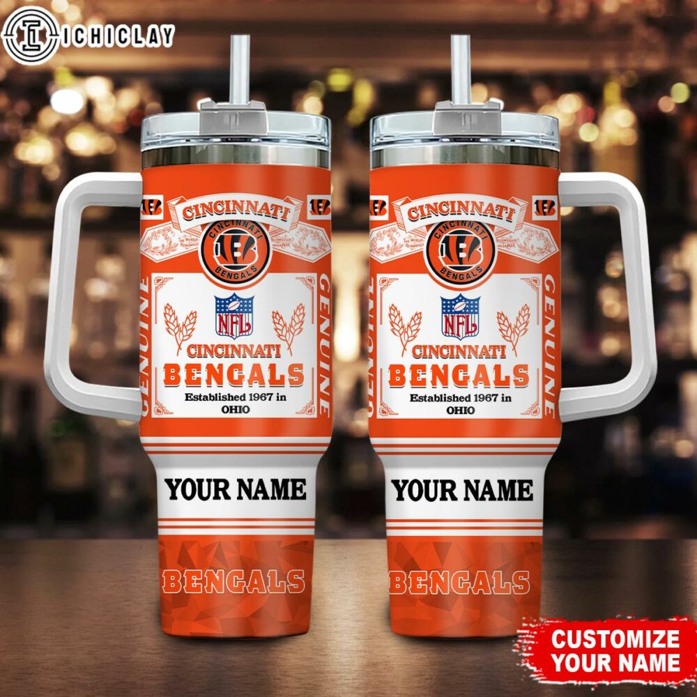 Custom Name Cincinnati Bengals Super Bowl Champs Tumbler 40Oz