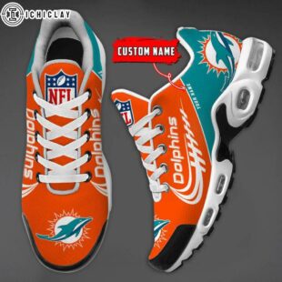 Custom Name Miami Dolphins NFL Air Max Plus Shoes