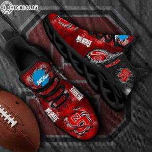 Custom Name NC State Wolfpack NCAA Sport Max Soul Shoes