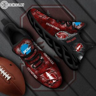 Custom Name Stanford Cardinal NCAA Sport Max Soul Shoes