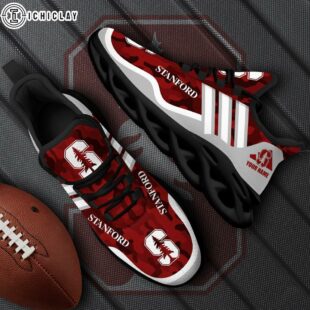 Custom Name Stanford Cardinal NCAA Team Max Soul Shoes For Fans
