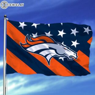 Denver Broncos NFL Team House Garden Flag