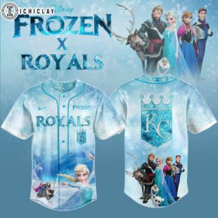 Kansas City Royals MLB x Frozen Baseball Jersey Shirt For Fans
