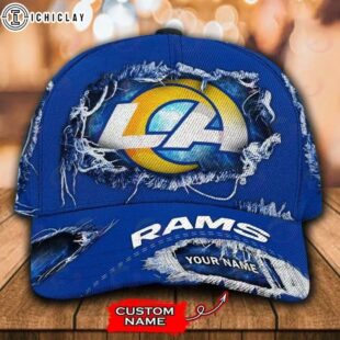 Custom Name Los Angeles Football Team LA Rams Baseball Cap