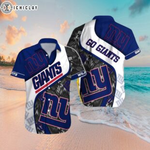 Custom Name New York Giants Samurai Spirit Hawaiian Shirt