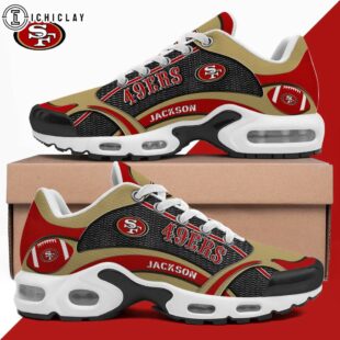 Custom Name San Francisco 49ers Team NFL Air Max Plus Shoes