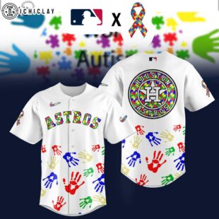 Houston Astros MLB x Autism Awareness Baseball Jersey Shirts