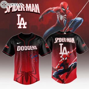 Los Angeles Dodgers MLB x Spider Man Game Night Baseball Jersey Shirts