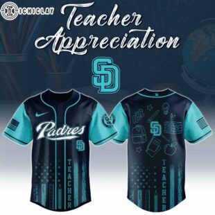 San Diego Padres MLB x Teacher Appreciation Day Baseball Jersey Shirt