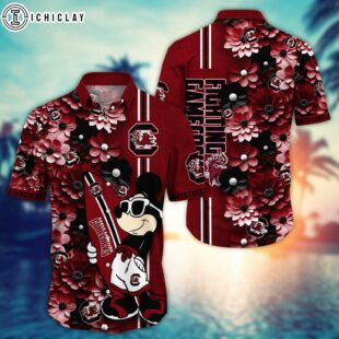 South Carolina Gamecocks NCAA Mickey Mouse Hawaiian Shirt Gift For Fans