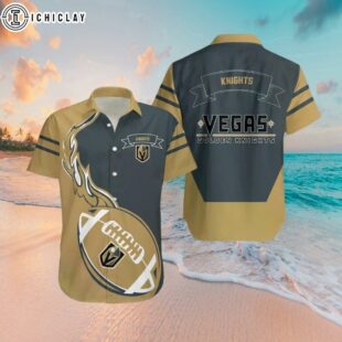 Vegas Golden Knights Gridiron Glory Hawaiian Shirt