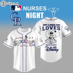 Colorado Rockies MLB x Nurse Mickey Baseball Jersey Shirt