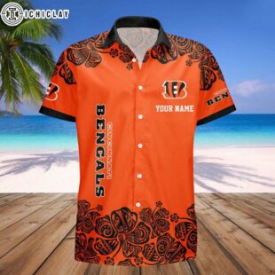 Custom Name Cincinnati Bengals Truly Fan Dad Hawaiian Shirt For Fans