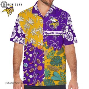 Custom Name Minnesota Vikings NFL Hawaiian Shirt For Fans