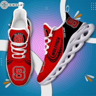 Custom Name NC State Wolfpack Sport Max Soul Shoes For Fans