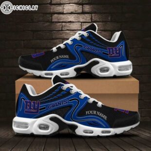 Custom Name NFL New York Giants Sport Team Air Max Plus Shoes