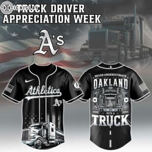 Oakland Oakland Athletics MLB x Nation Truck Driver Baseball Jersey Shirts Gift For Fan