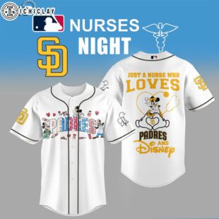San Diego Padres MLB x Nurse Mickey Baseball Jersey Shirt