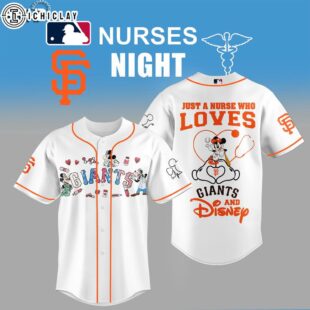 San Francisco Giants MLB x Nurse Mickey Baseball Jersey Shirt