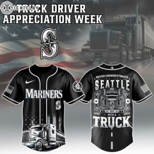 Seattle Mariners MLB x Nation Truck Driver Baseball Jersey Shirts Gift For Fan