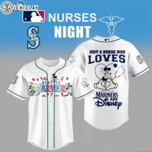 Seattle Mariners MLB x Nurse Mickey Baseball Jersey Shirt