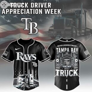 Tampa Bay Rays MLB x Nation Truck Driver Baseball Jersey Shirts Gift For Fan