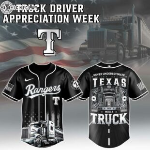 Texas Rangers MLB x Nation Truck Driver Baseball Jersey Shirts Gift For Fan