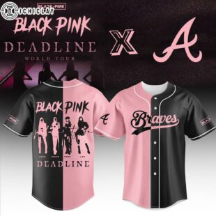 Atlanta Braves MLB x Blackpink Baseball Jersey Shirt