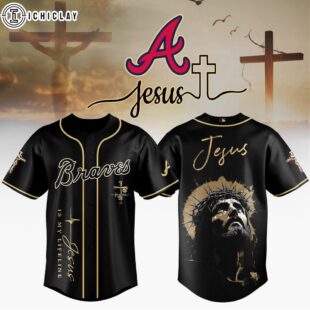 Atlanta Braves MLB x Jesus Baseball Jersey For Fans